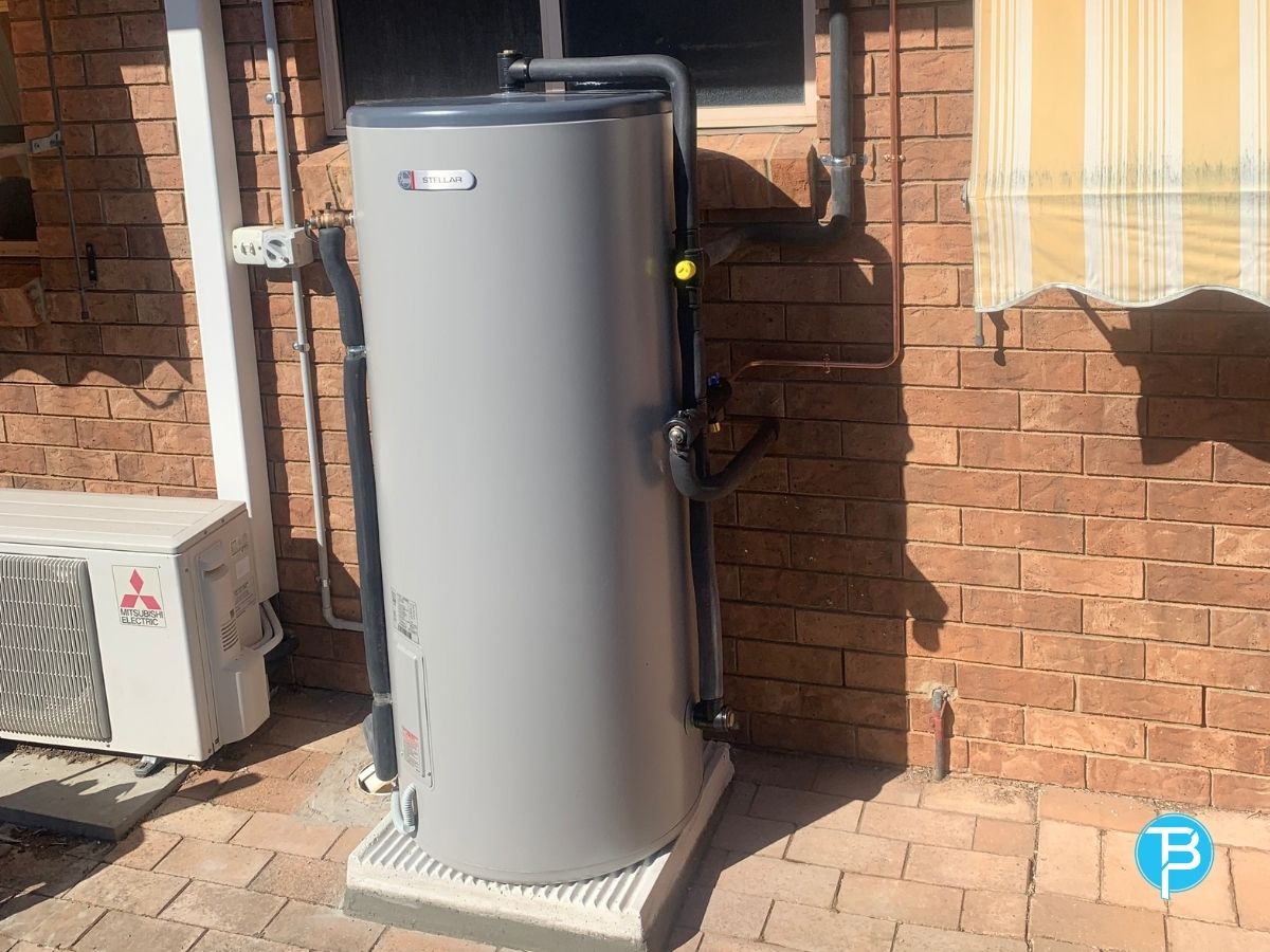 TBP Hot Water Repairs technician on-site